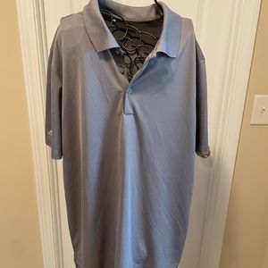 Men’s Adidas Grey Collared Golf Shirt